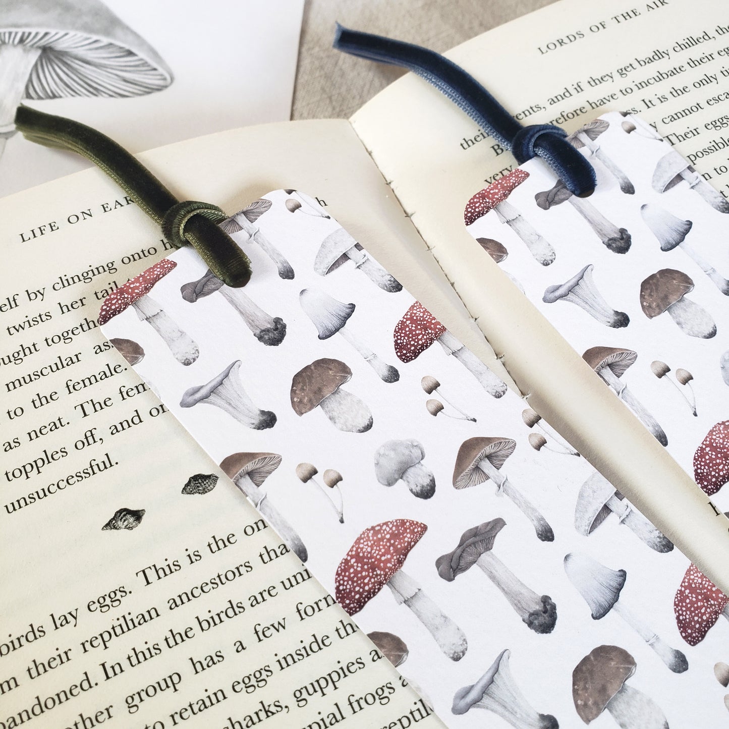 Mushroom Bookmark