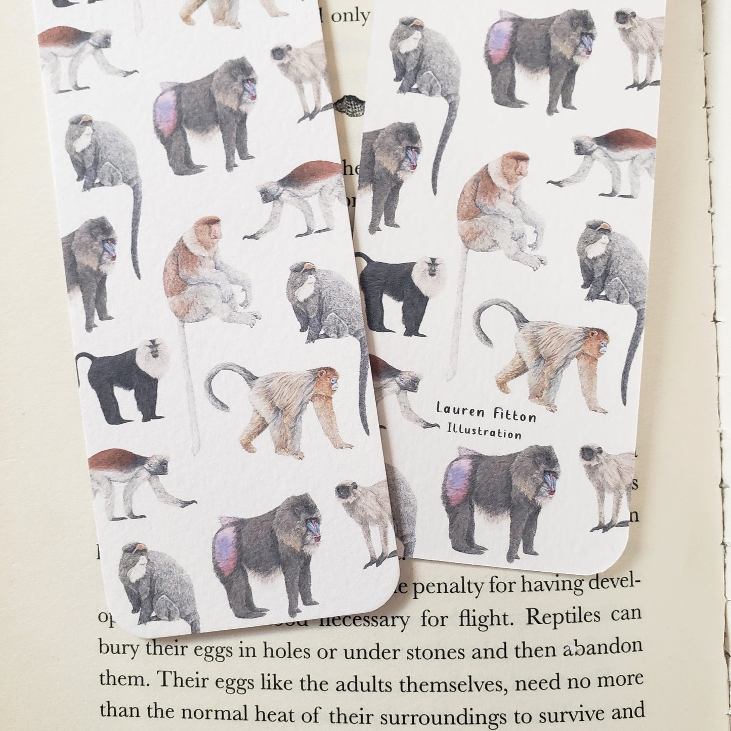 Monkey Bookmark