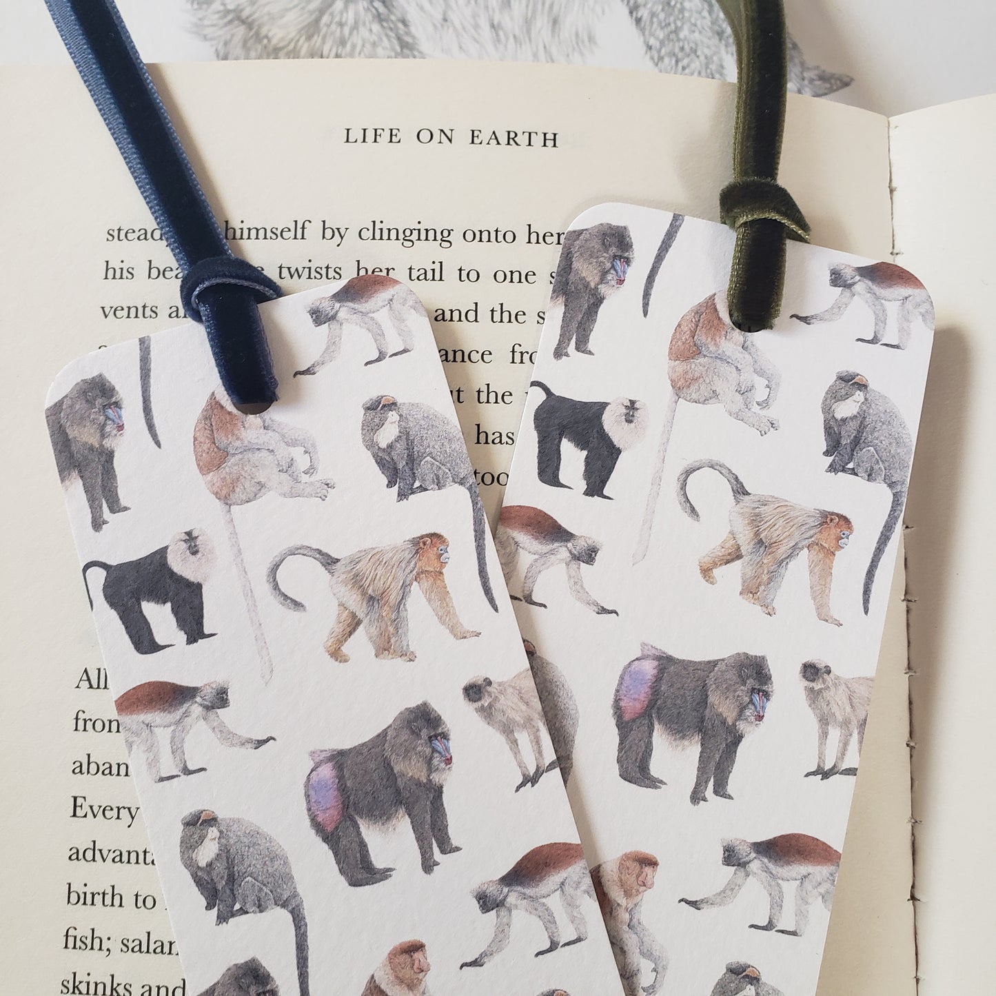 Monkey Bookmark