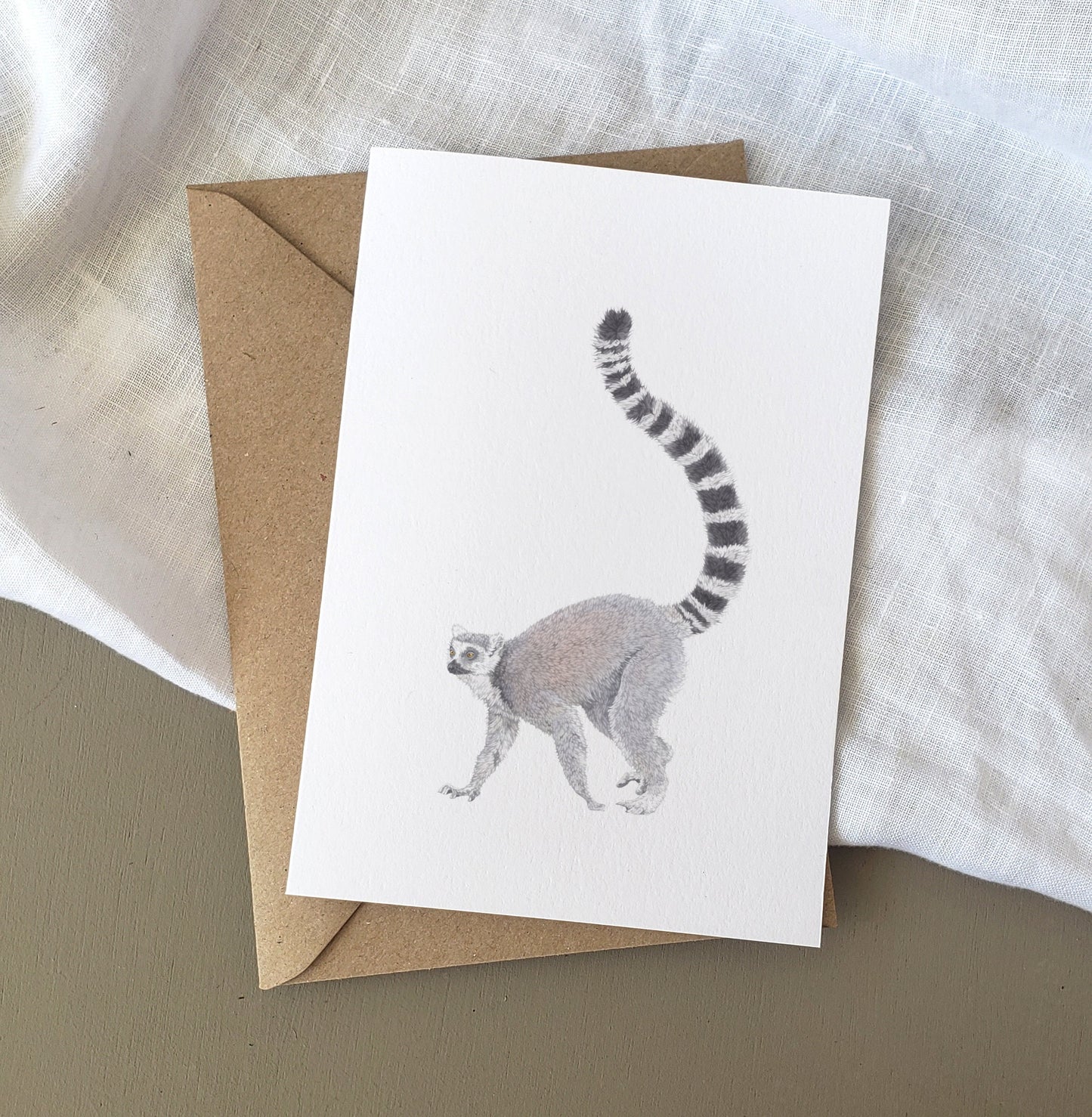 Ring Tailed Lemur Card