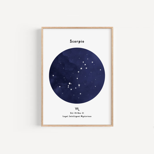 Star Sign Constellation Print