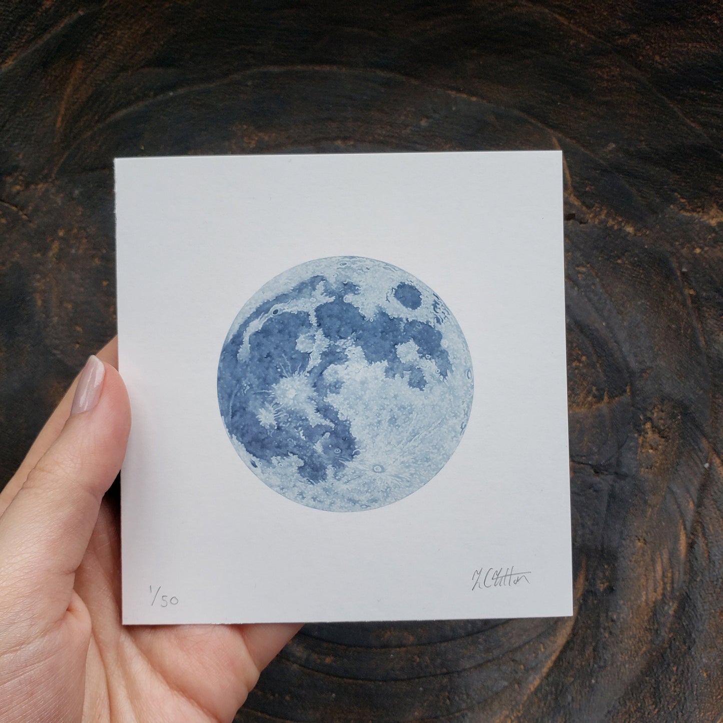 Mini Blue Moon Limited Edition Print