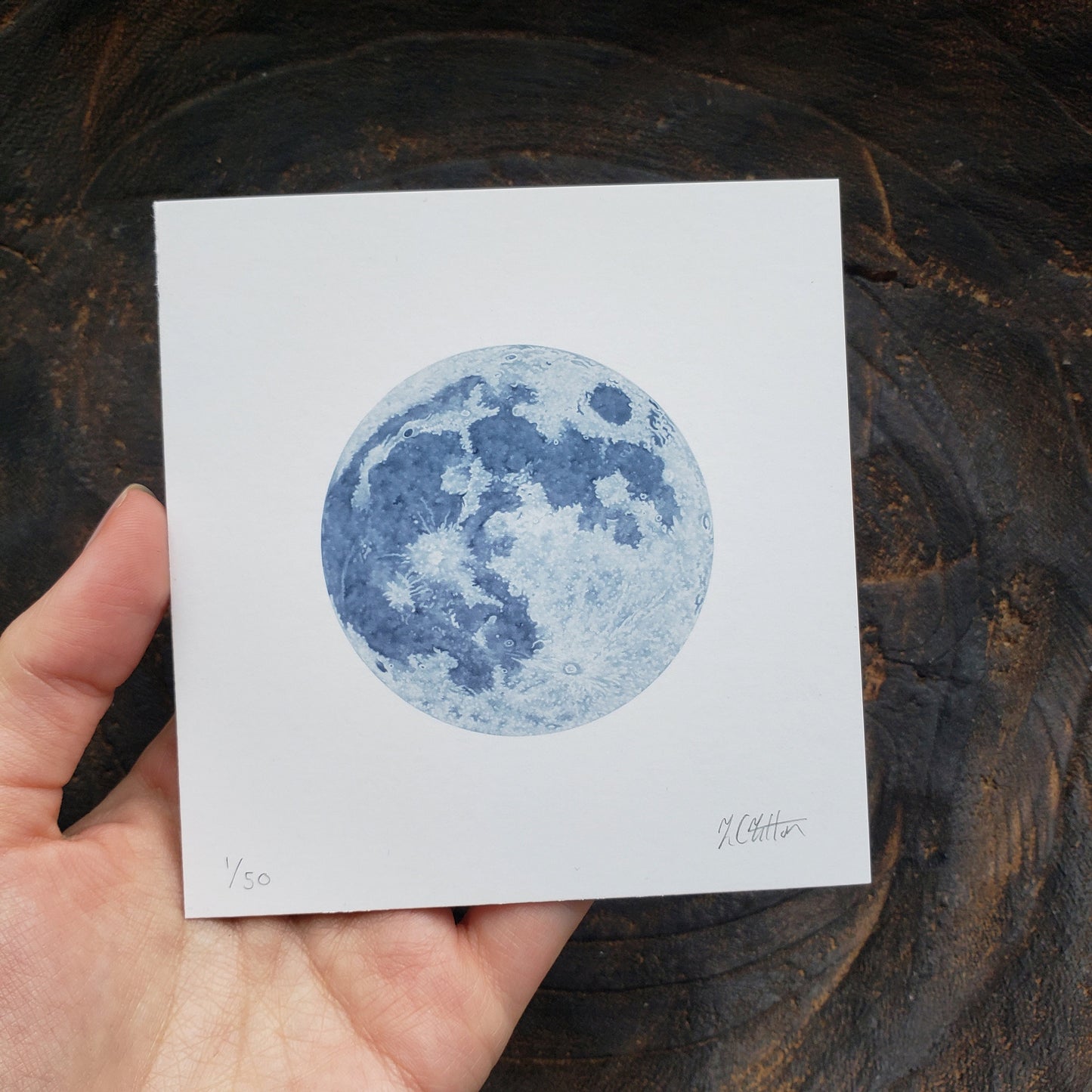 Mini Blue Moon Limited Edition Print