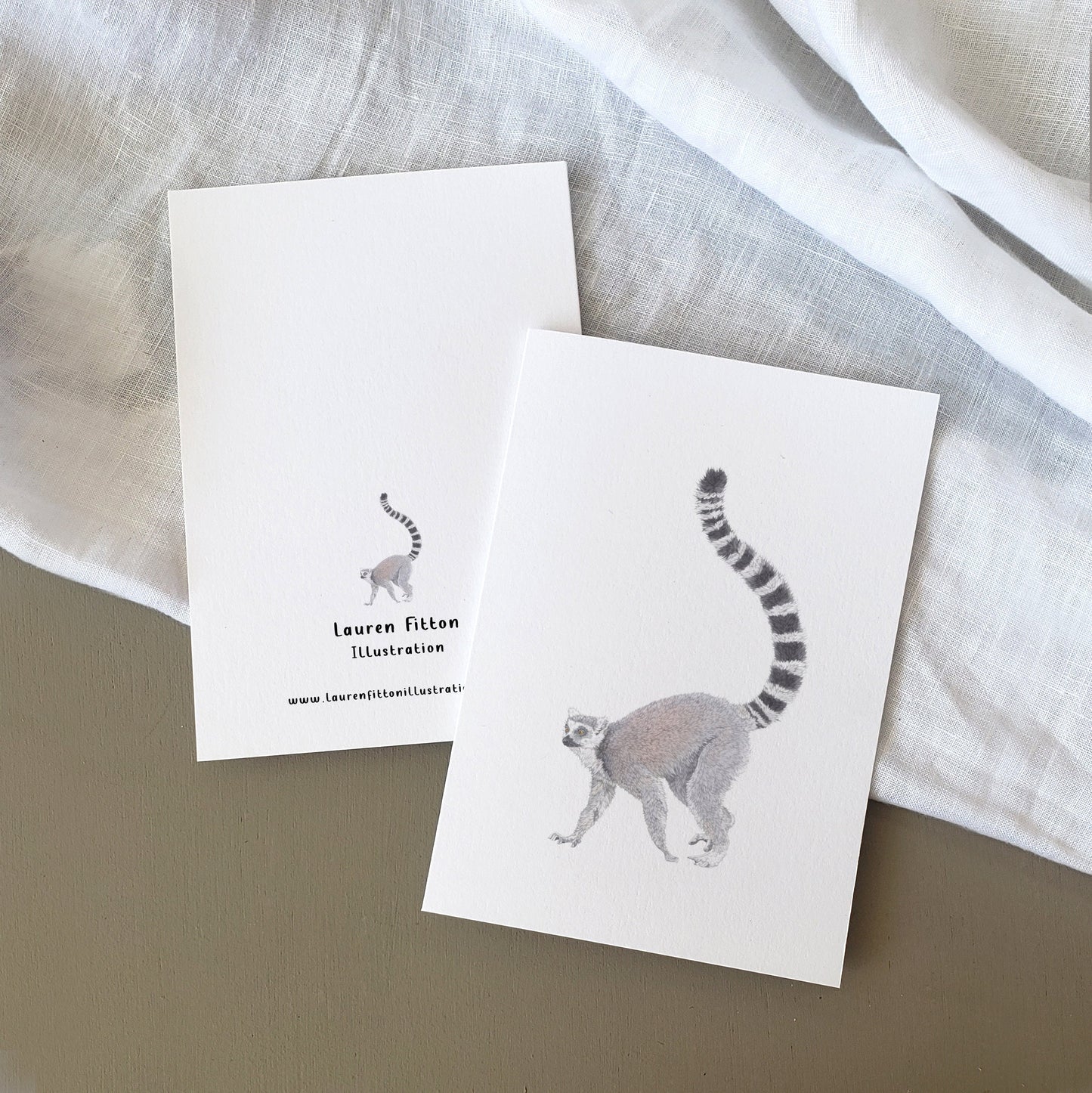 Ring Tailed Lemur Card