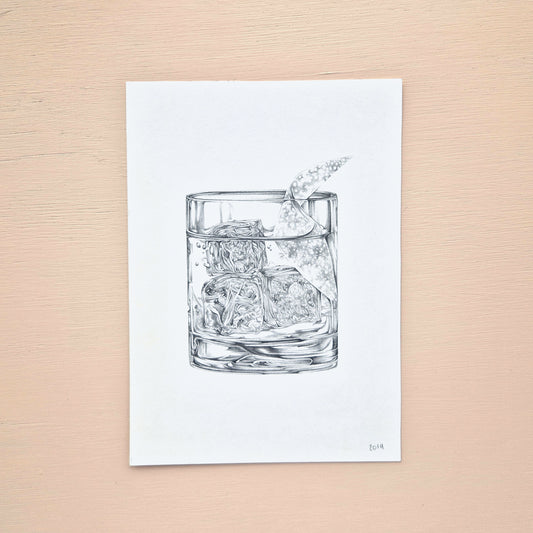 Old Fashioned Original Drawing