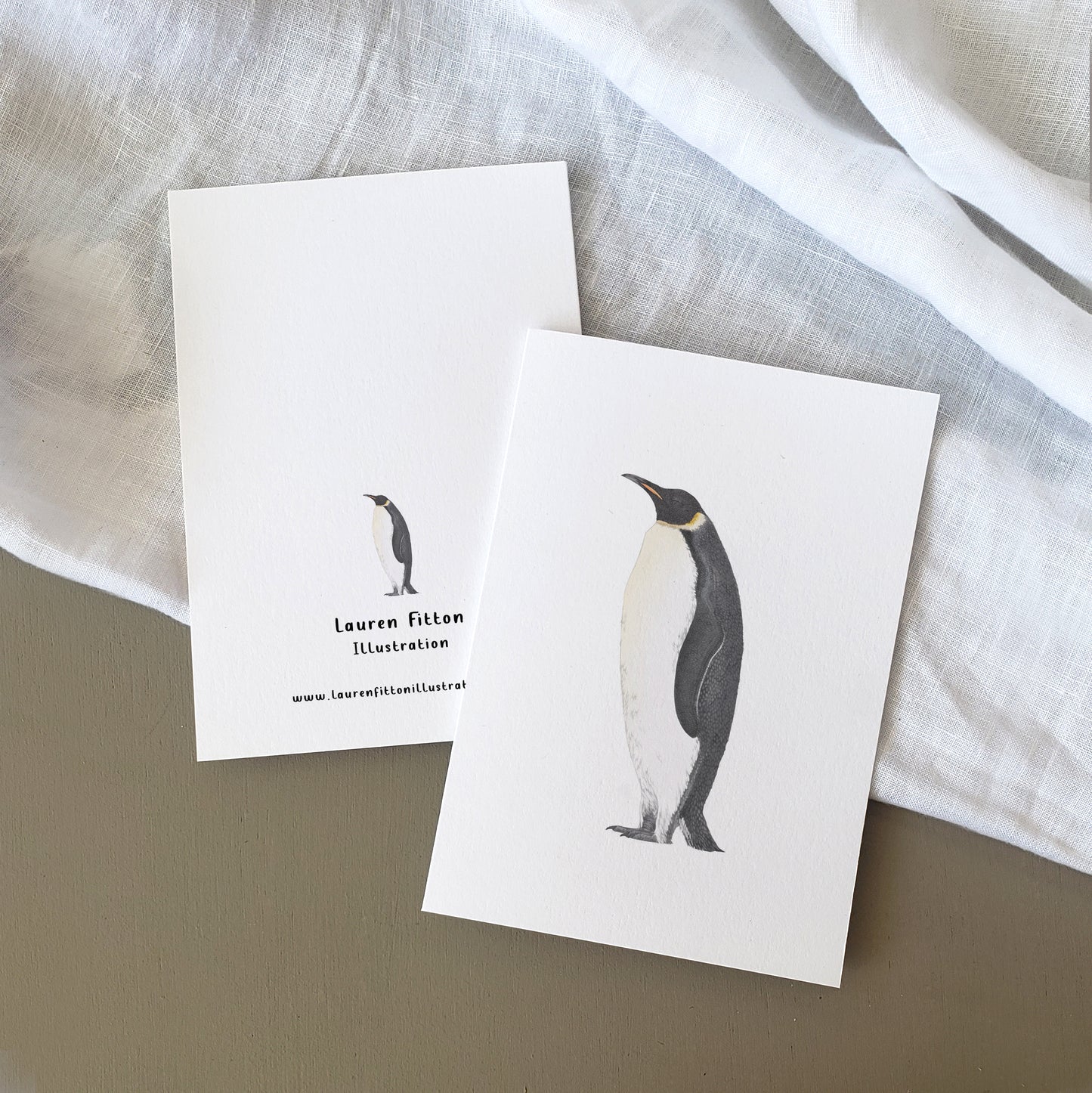 Emperor Penguin Card