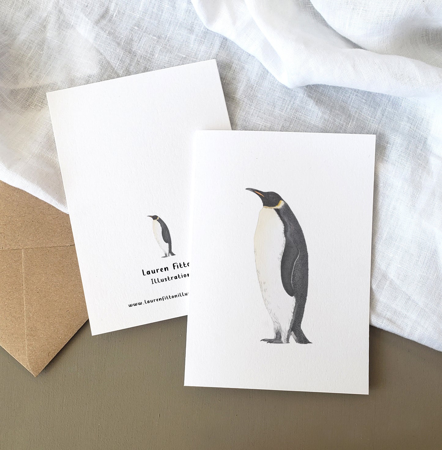 Emperor Penguin Card