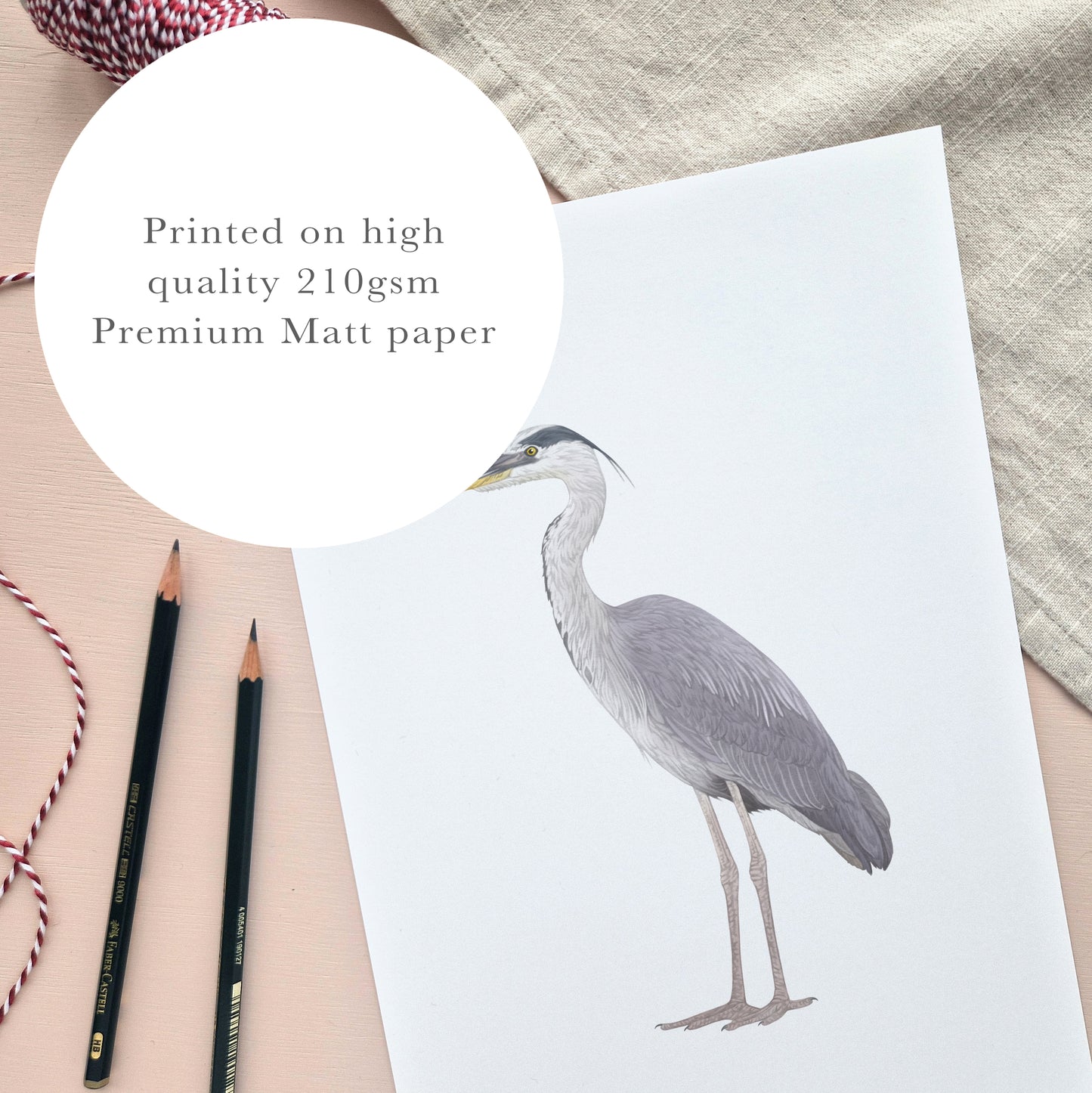 Heron Print