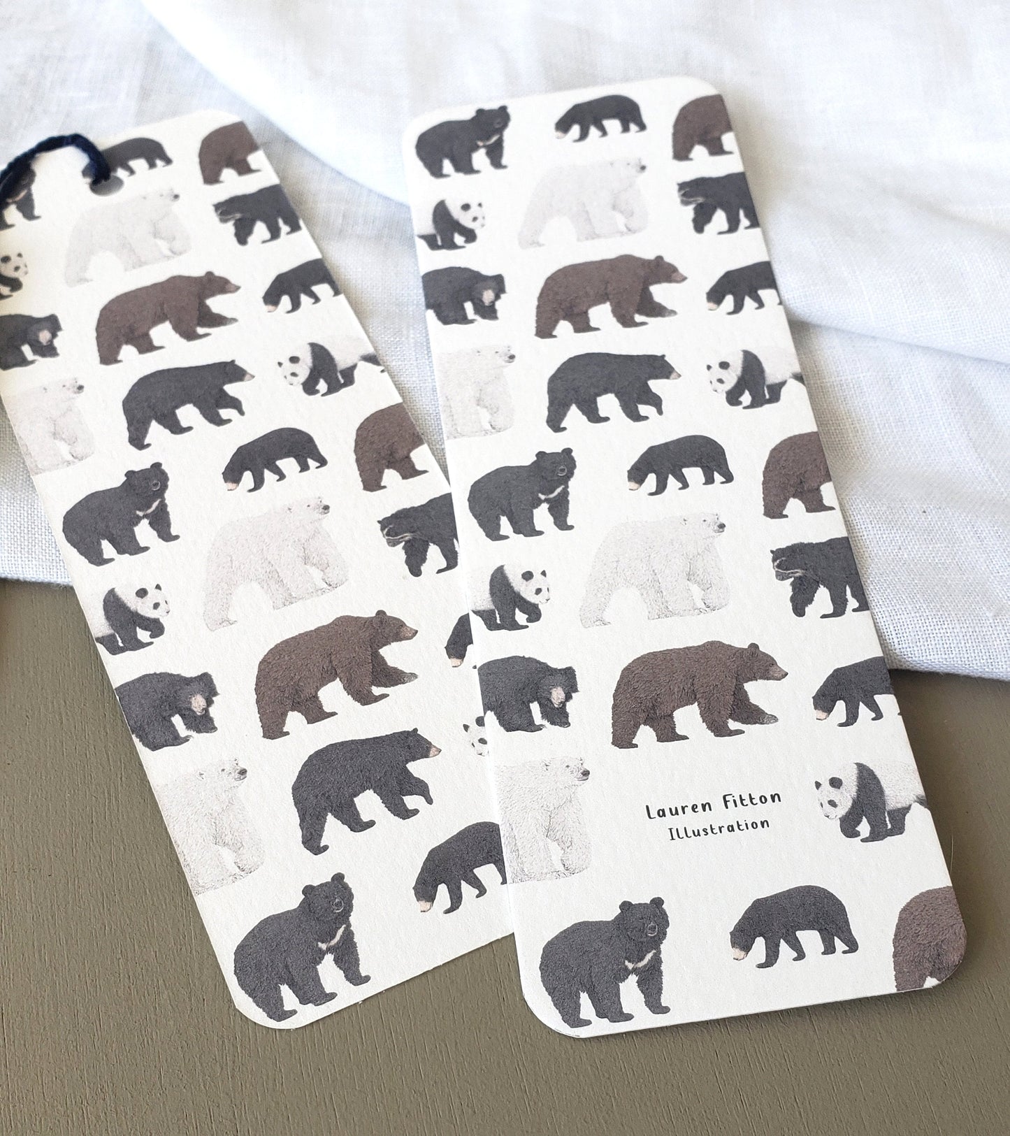 Bear Species Bookmark