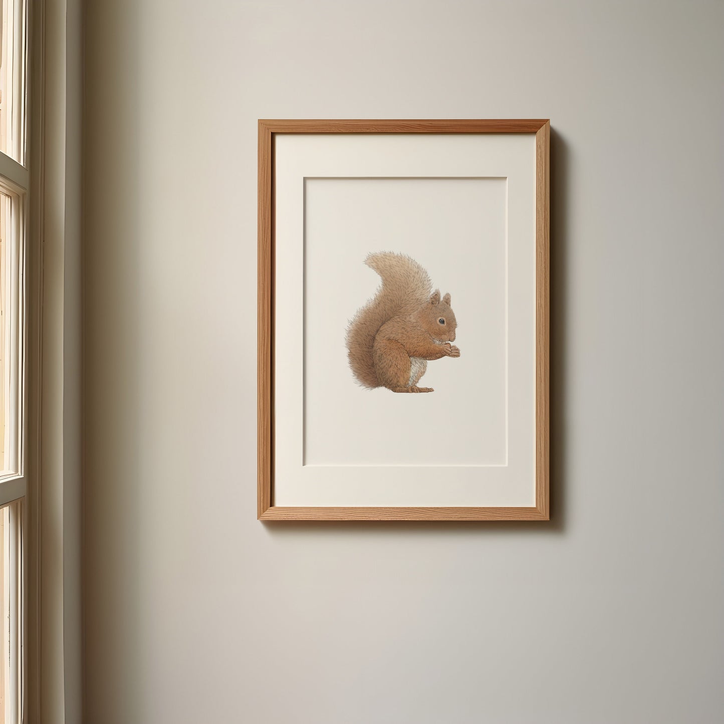 Red Squirrel Print