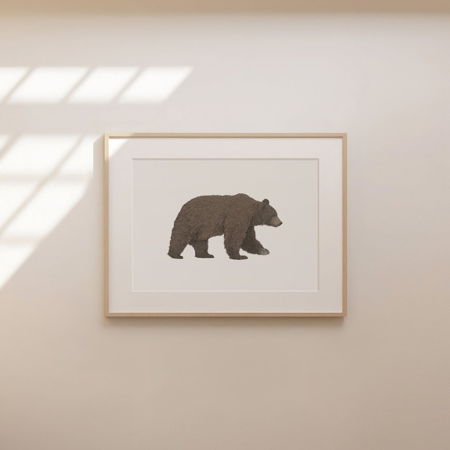 Brown Bear Print