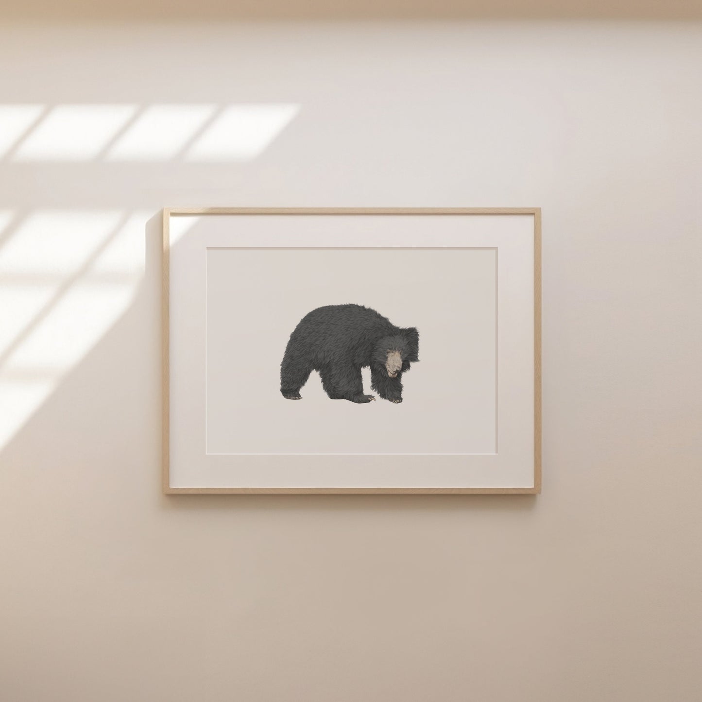 Sloth Bear Print