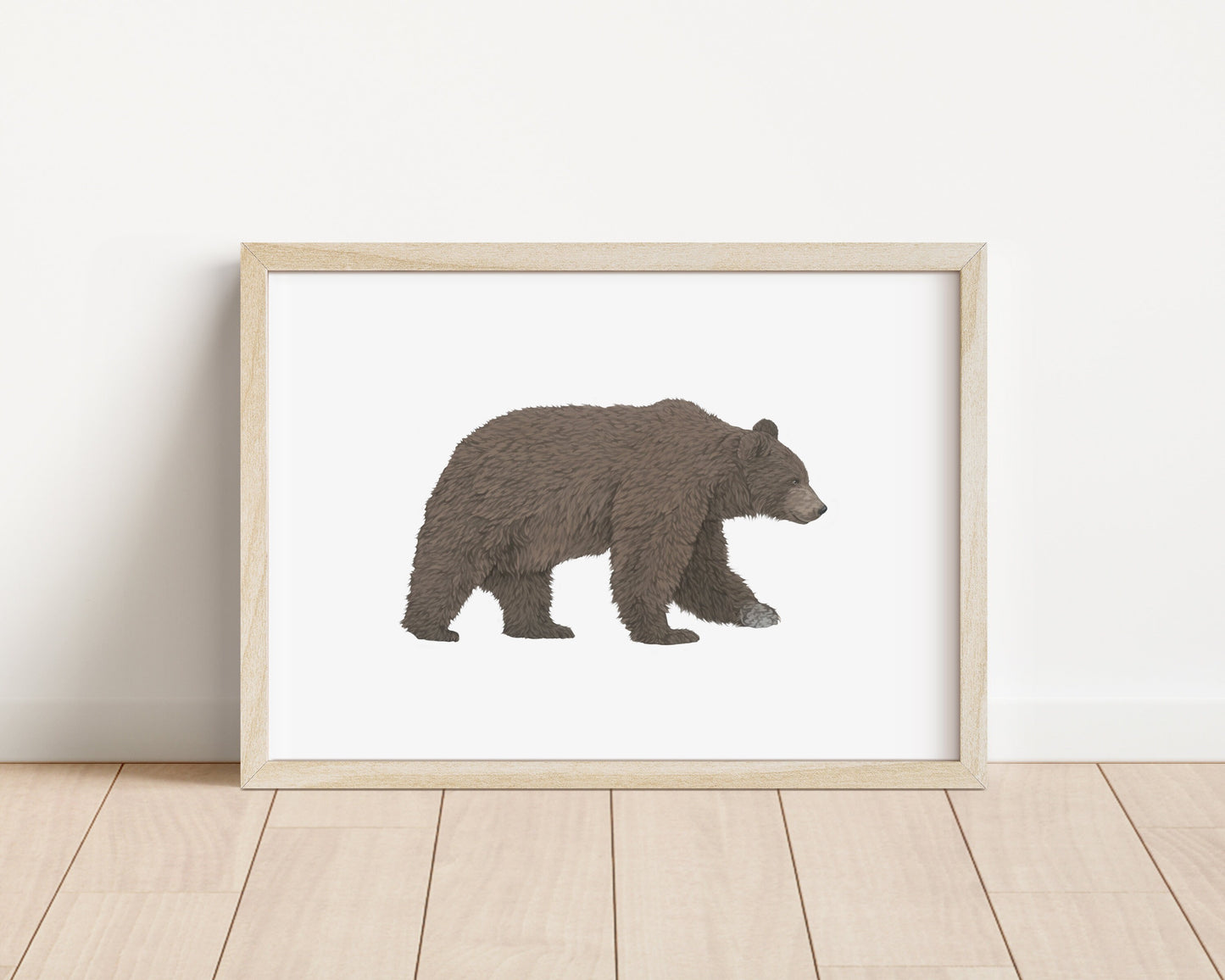 Brown Bear Print