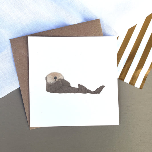 Sea Otter Card