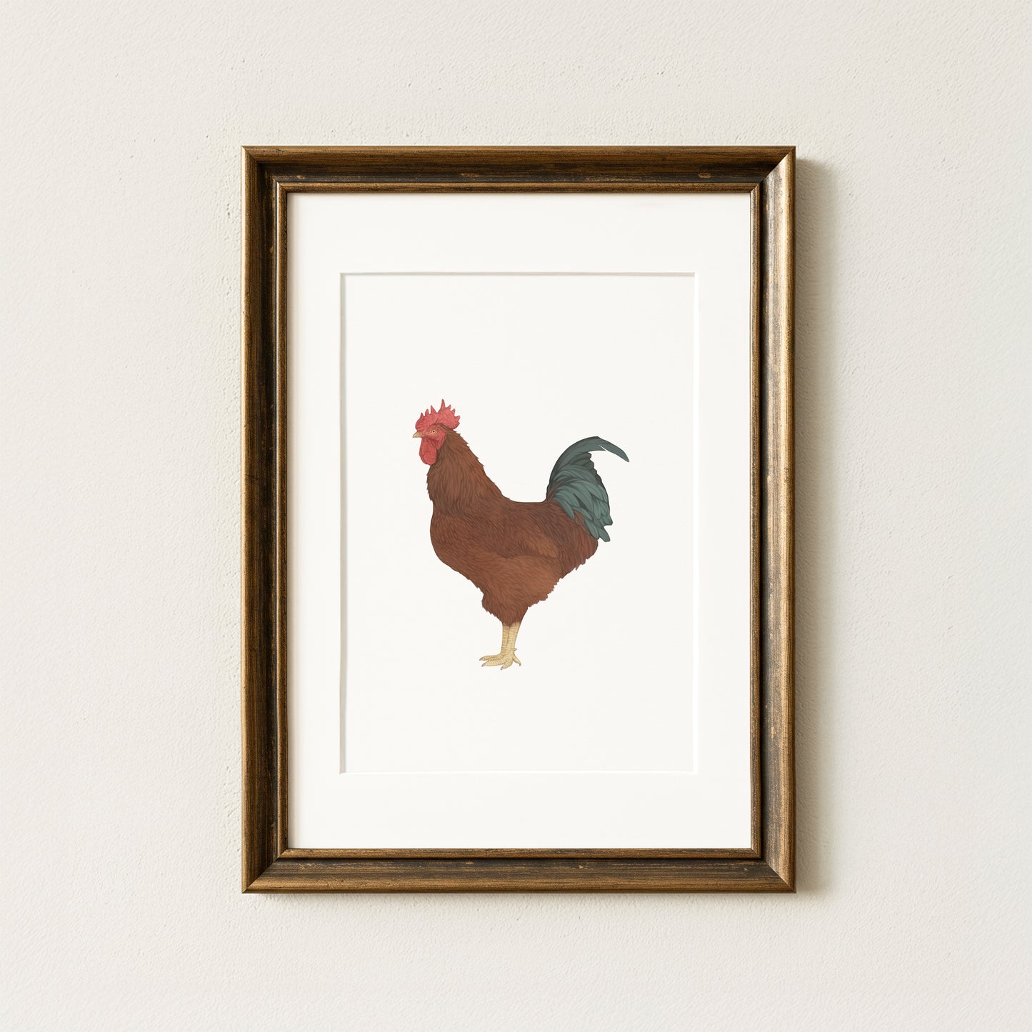 Rooster Print