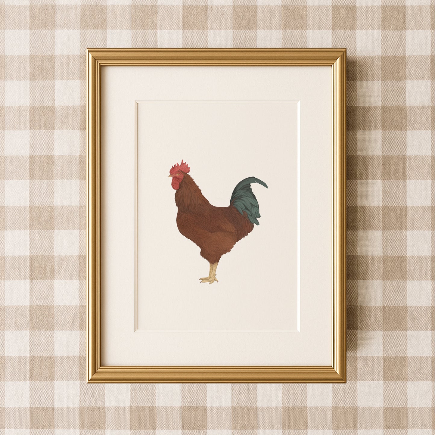 Rooster Print