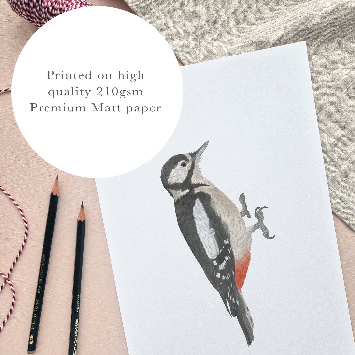 Woodpecker Print