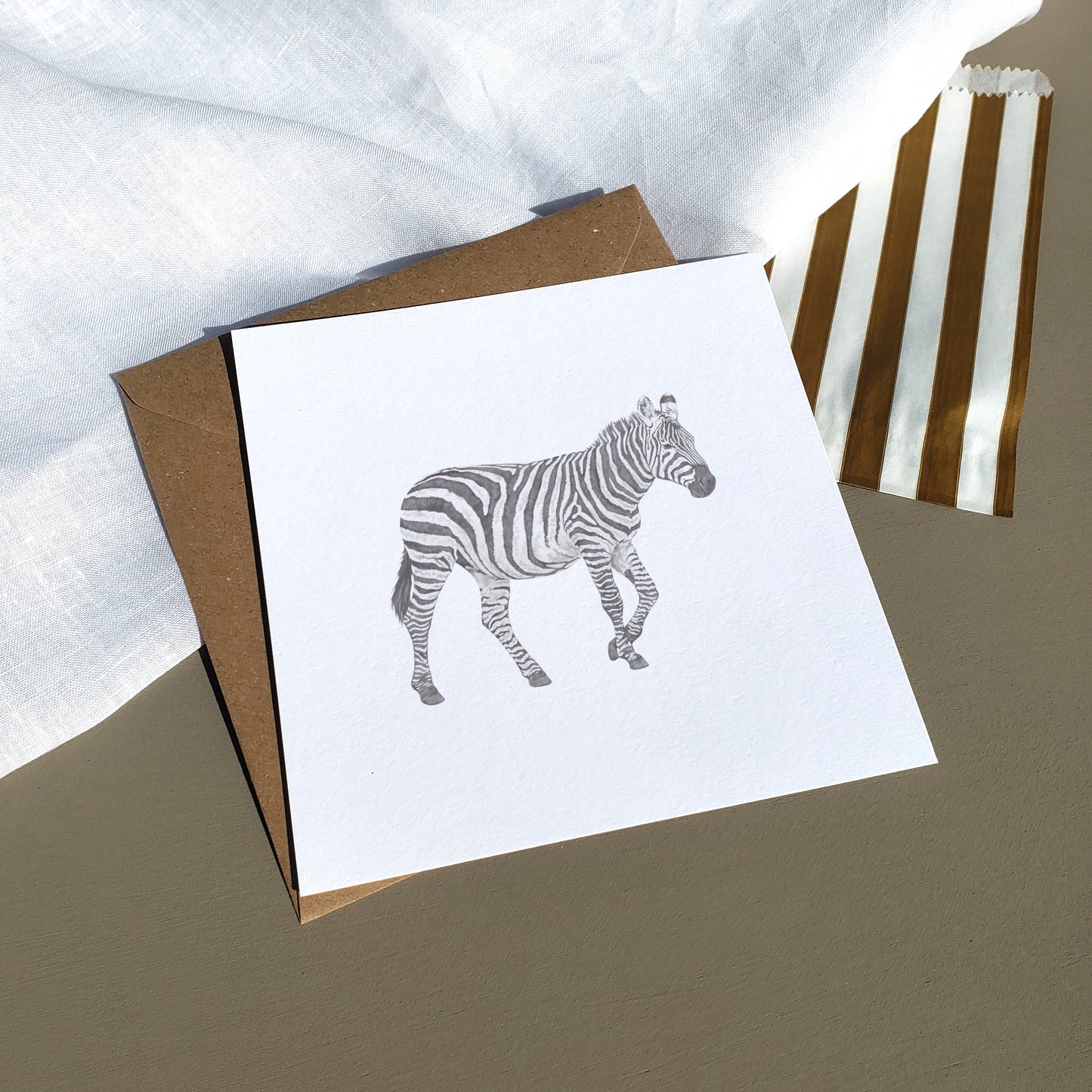 Zebra Card